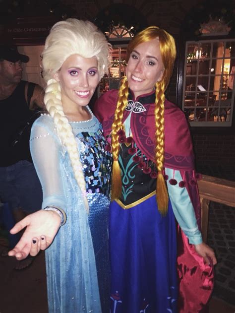 Elsa and Anna at Mickey's Not So Scary Halloween Party #elsa #anna # ...