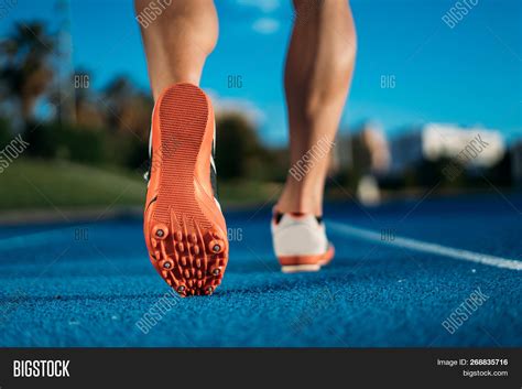 Back View Feet Running Image And Photo Free Trial Bigstock