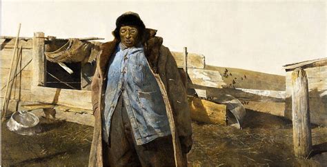 ‘andrew Wyeth In Retrospect Review Reassessing A Mythic Painter Wsj