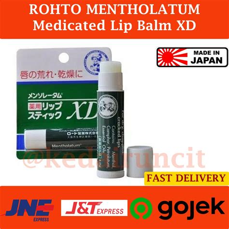 Rohto Mentholatum Medicated Lipbalm Xd Lip Balm Original Japan Shopee