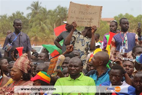 Burkina Faso Manifestation De Soutien Au Capitaine Ibrahim Traor