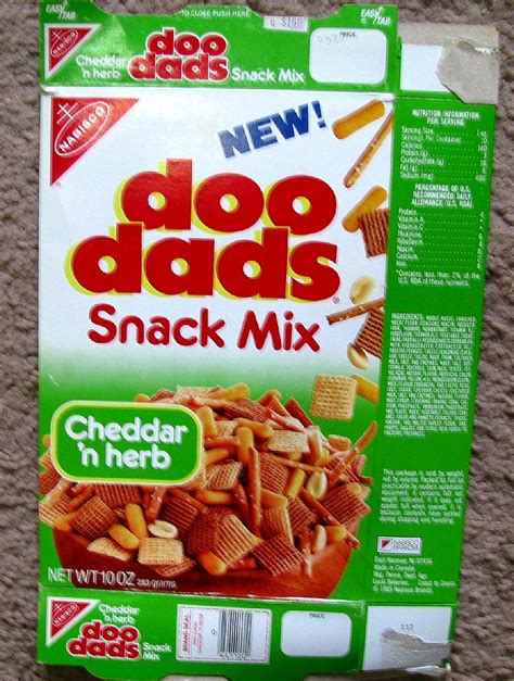 Late 1980s Doo Dads Snack Mix Sorry About The Lousy Pictur Flickr