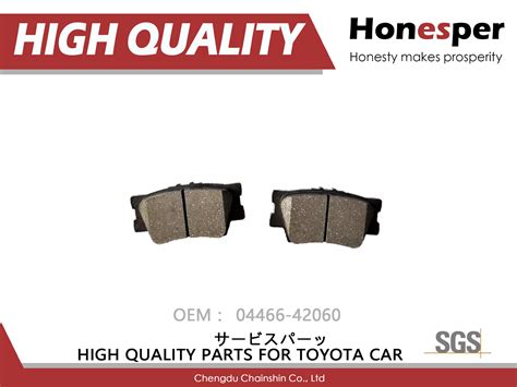 Wholesale Car Spare Parts Auto Part Ceramic Rear Brake Pads For Toyota