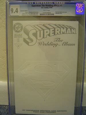 Comicsvalue Superman The Wedding Album 1 CGC 9 4 Collectors