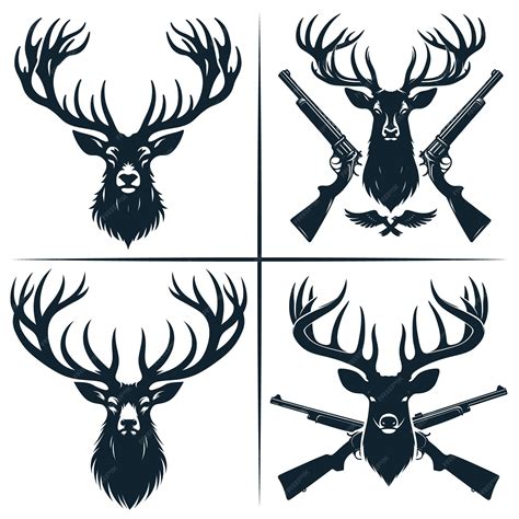 Premium Vector Deer Head Svg Deer Hunting Svg Cut File Cricut File