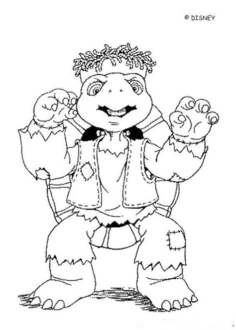 Halloween franklin coloring pages - Hellokids.com