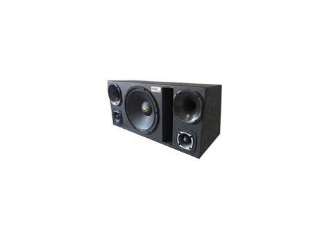 Caixa Woofer Eros E 450 LC Black 450WRMS 12 Pol 2 Driver 2 Tweeter