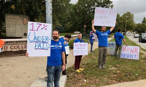 Support RIC: Faculty Pickets for Fair Wages, RI Promise, and Education ...