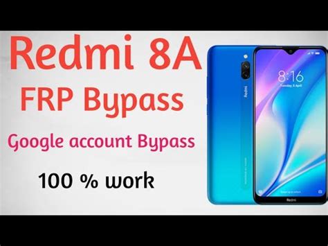 Redmi 8a Frp Bypass Without Pc YouTube