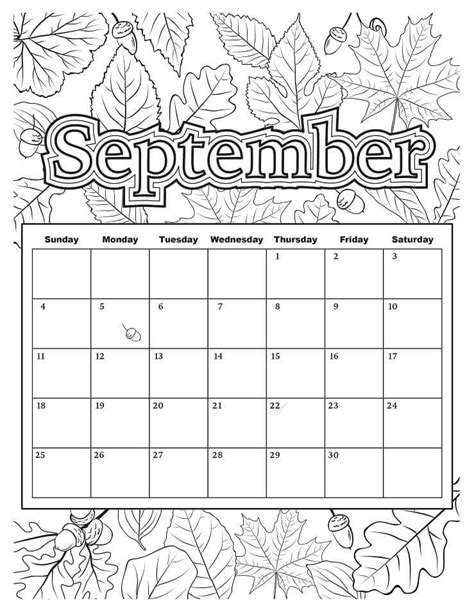 Dibujos De Septiembre Para Colorear E Imprimir Coloringonly