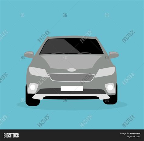 Car Icon Flat Vector & Photo (Free Trial) | Bigstock