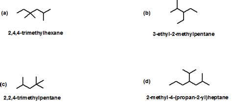 Solved Give Iupac Names For The Following Alkanes And Convert Each Give 1 Answer