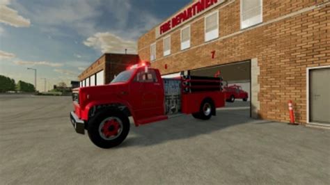 FS22 C70 Fire Engine FS22 v 1 0 0 0 Fire department Mod für Farming