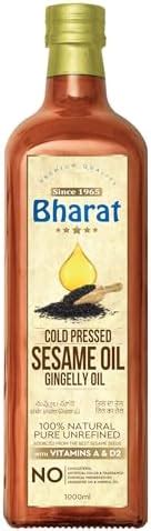 Bharat Sesame Oil Gingelly Cold Pressed 1 Litre Price In UAE Amazon