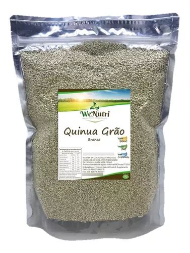 Quinoa Quinua Branca Em Grãos Peruana Wenutri 500g MercadoLivre