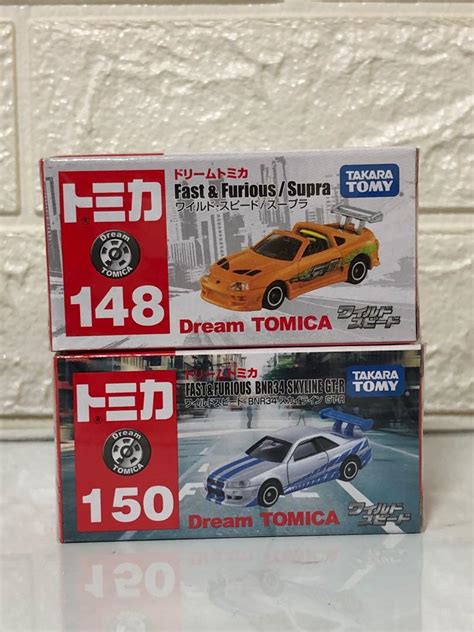 Fast Furious Toyota Supra Nissan Skyline R Tomica Hotwheels Hot Wheels Hobbies Toys