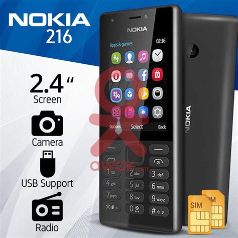 Nokia 216 Dual Sim Black Price From Awok In Saudi Arabia Yaoota