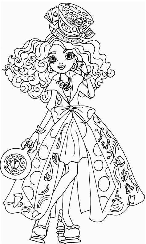 Printable Ever After High Colouring Pages Clip Art Library