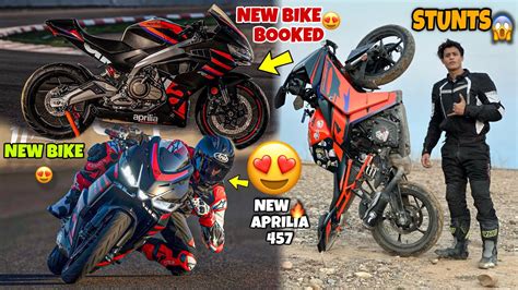 Booked New Bike😍 Aprilia Rs457😍 Fastest 400cc Bike😱ktm Rc390 Offroad Preparation For Ladakh Ride