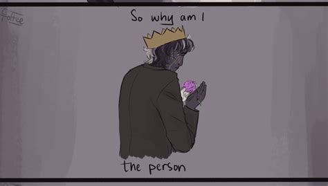 Id A Three Panel Comic Featuring Ranboo A Half Enderman Boy Wearing A Suit And Crown Half Of