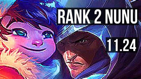 Nunu Vs Talon Jng Rank 2 Nunu 11 1 11 800 Games Legendary Kr