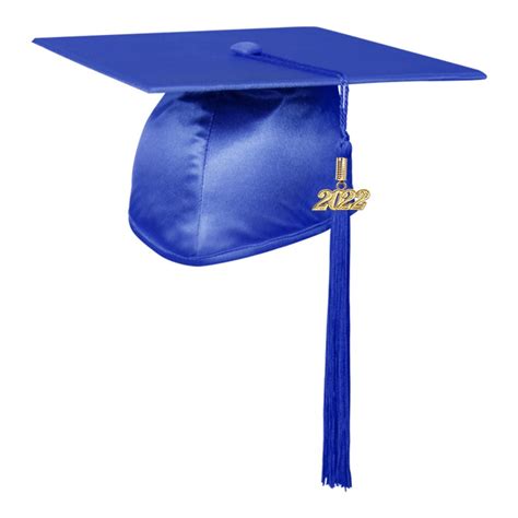 Graduation Cap Blue Tassel