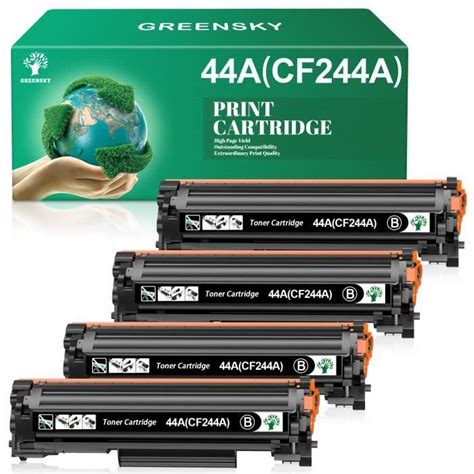 GREENSKY Compatible CF244A 44A 4 Noir Cartouche De Toner Compatible