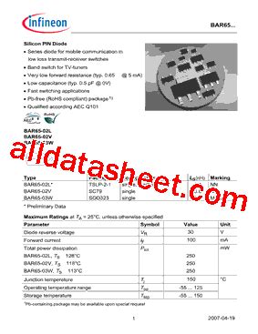 Bar L Pdf Infineon Technologies Ag