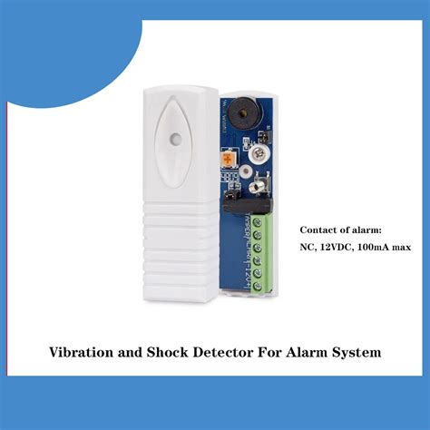 Security Alarm Intelligent Digital Wired Vibration Detector Alarm Shock Sensor Burglar Home