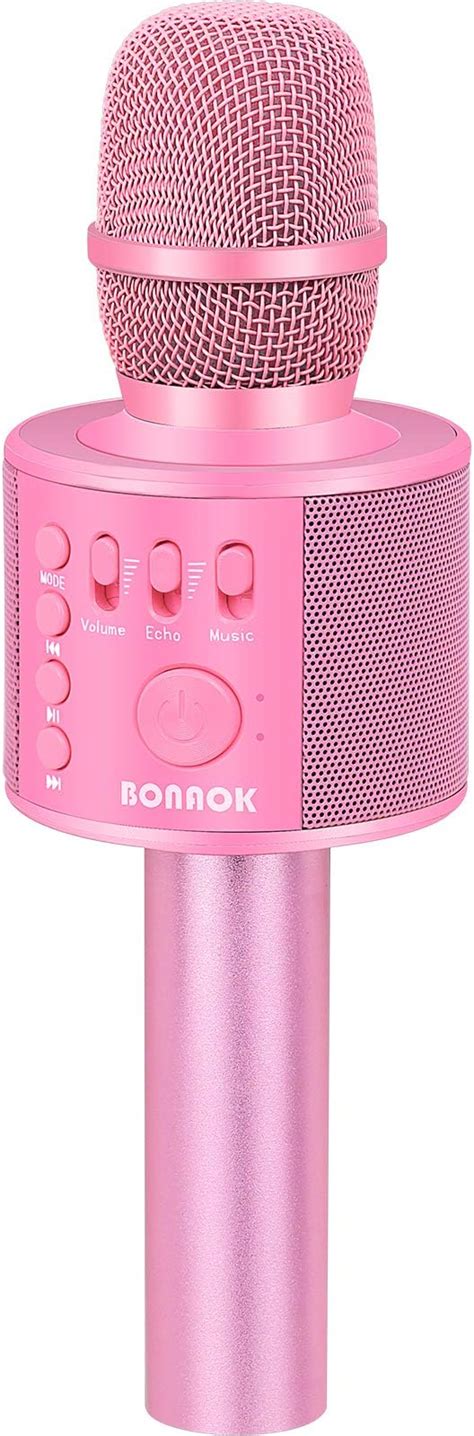 Bonaok Magic Sing Microfono Karaoke Wireless Cambia Voce Adulti In