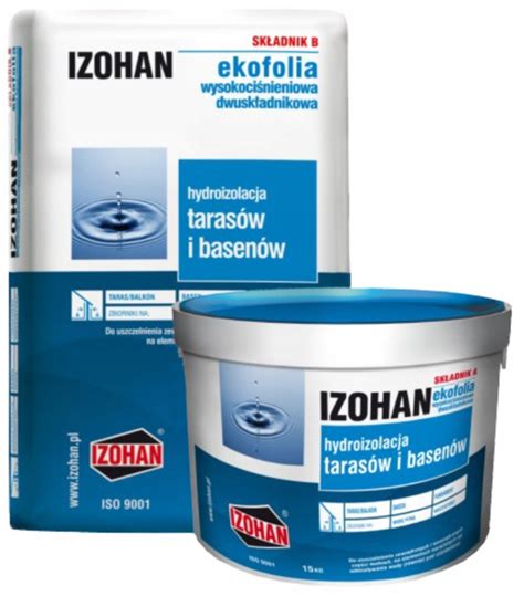 Izohan EKO 2K Izolacja Na Tarasy Balkony 40 Kg 11674297983