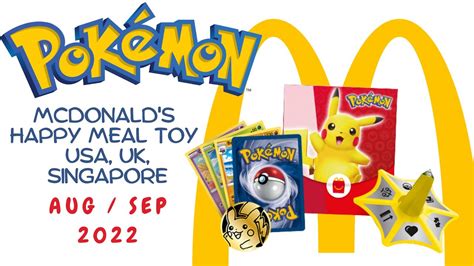 McDonald S Happy Meal Toy August September 2022 Pokemon USA UK