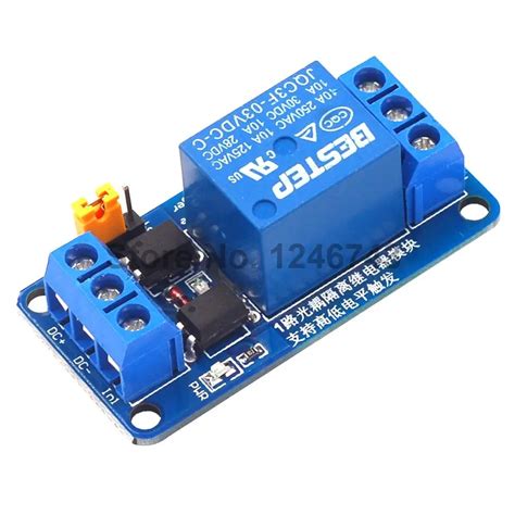 Pcs V Channel Relay Module High And Low Level Trigger Dual