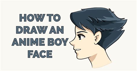 How To Draw Anime Boy Face For Beginners Easiest way to draw side view ...