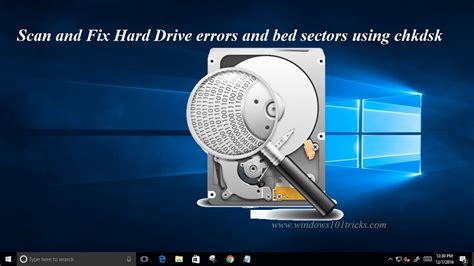 How To Fix And Repair Disk Errors Windows 10 11 Using Chkdsk Utility In 2024 Youtube