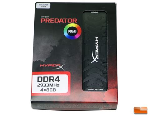 HyperX Predator DDR4 RGB 32GB 2933MHz Memory Kit Review Legit Reviews