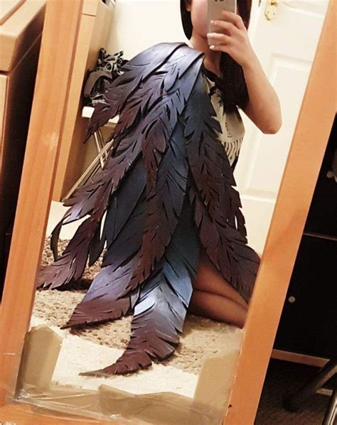 Xayah Feathers Tutorial🦅 Cosplay Amino Cosplay Diy Cosplay Wings Cosplay Tutorial