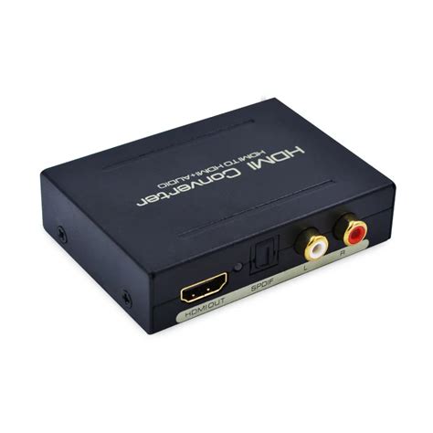 HDMI TO HDMI + Audio (SPDIF + R / L) signal converter HDMI audio ...