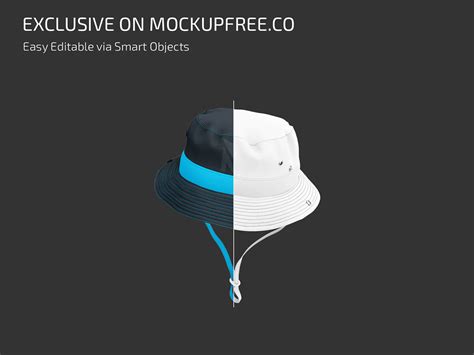 Chin Strap Bucket Hat Mockup :: Behance