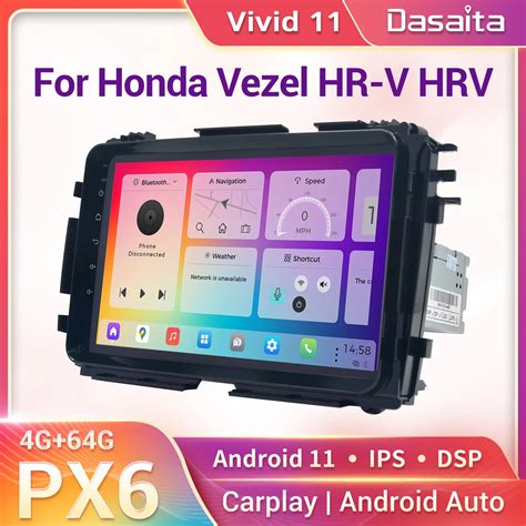 Dasaita 9 Android 10 Car Radio Player For Honda Vezel HR V HRV 2014