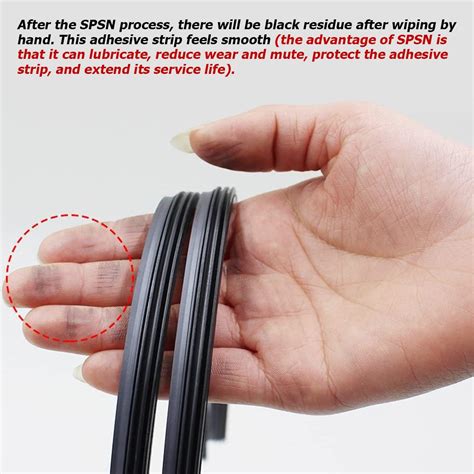 Buy 4PCS Car Windshield Wiper Blade Strips DIY Silicone Car Frameless