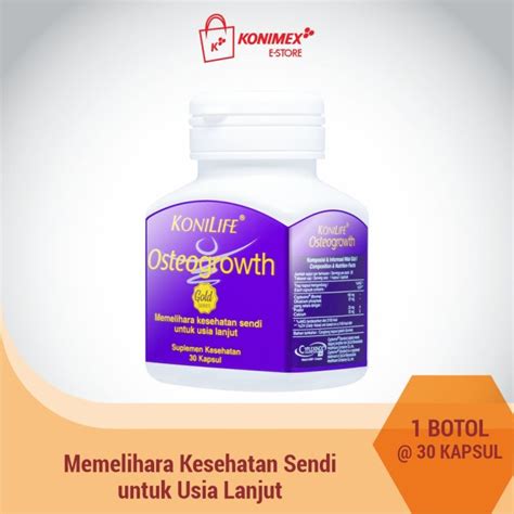 Konilife Osteogrowth Botol Kapsul Lazada Indonesia