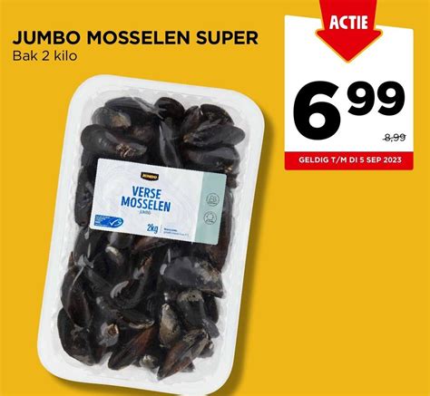 Jumbo Mosselen Super Bak Kilo Aanbieding Bij Jumbo