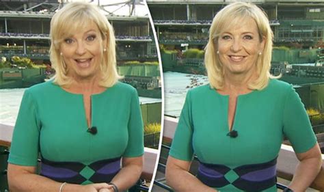 Bbc Weather Carol Kirkwood Flaunts Incredible Curves In Tight Dress Tv And Radio Showbiz And Tv