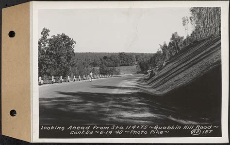 Contract No 82 Constructing Quabbin Hill Road Ware Looking Ahead