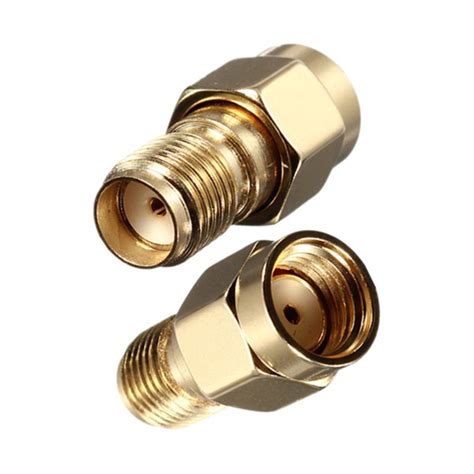 1 pc sma fêmea jack para rp sma macho jack rf conector adaptador