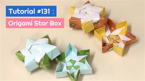 Diy Origami 6 Point Star Box Easy Tutorial The Idea King Tutorial