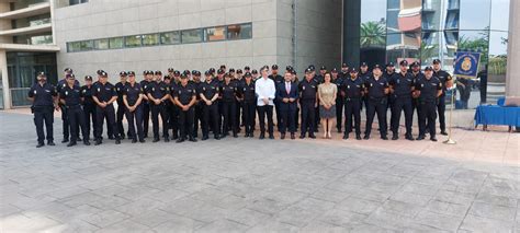 Benlloch recibe a los 10 nuevos agentes de la Policía Nacional de Vila