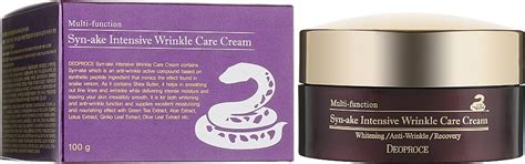 Deoproce Syn Ake Intensive Wrinkle Care Cream Crema Viso Al Veleno Di