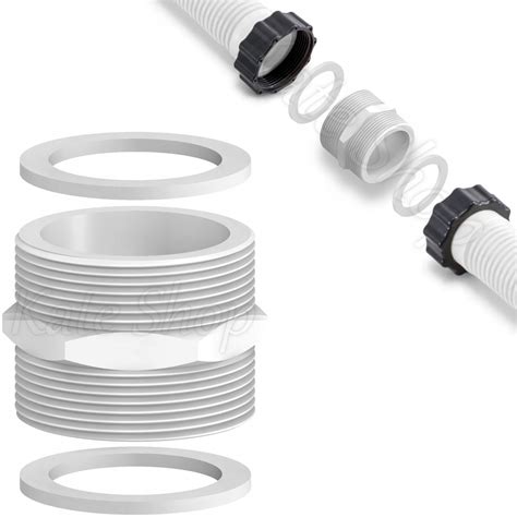 ZŁĄCZKA Łącznik do Węża Rury Basenowej INTEX 38mm z Gwintem 60mm